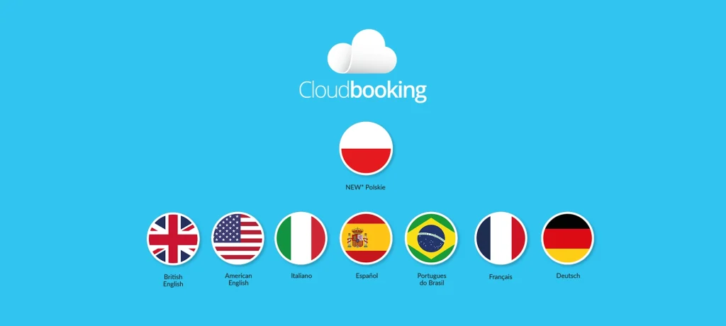 Cloudbooking's languages