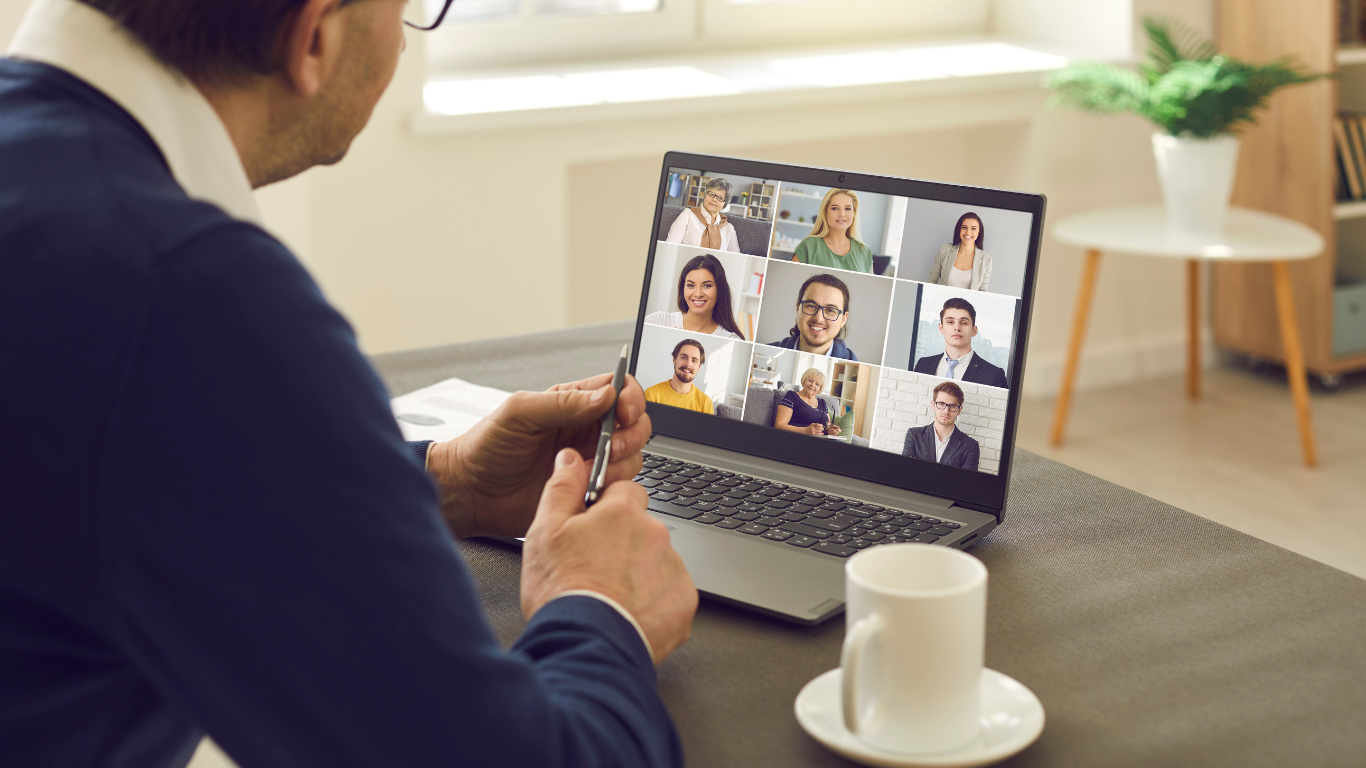 Virtual meeting with multiple participants 