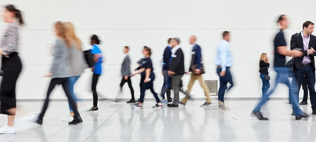 office visitors using a visitor management system